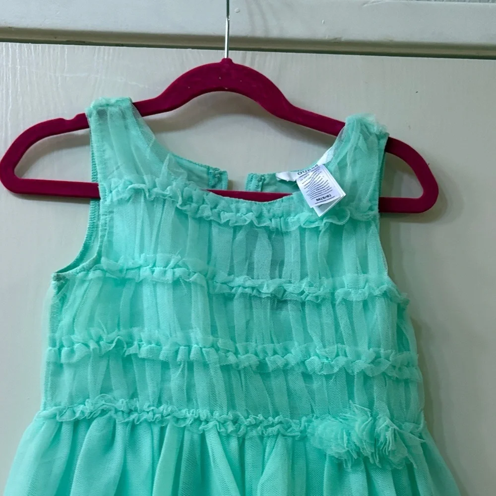 Guess Girls Mint Green Tulle Party Dress